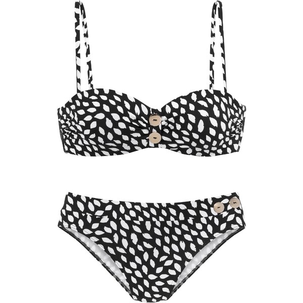 VIVANCE Bikiny béžová / čierna / biela 54251255