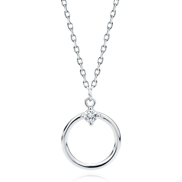 Olivie Strieborný náhrdelník KRUH 7515 43967256