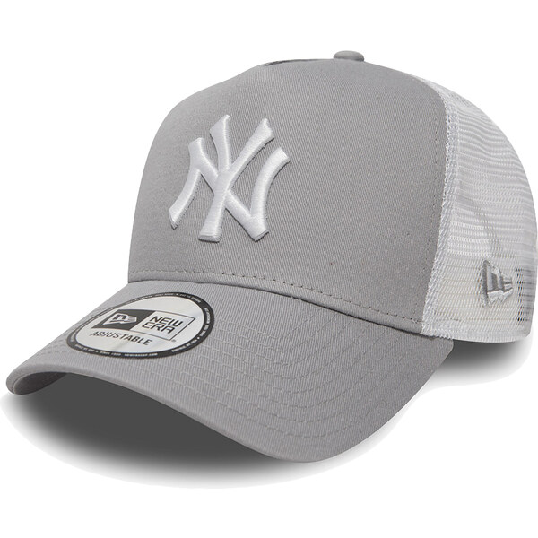 New Era Yankees Clean Grey A-Frame Trucker Cap - Unisex - Čapica New 66364777
