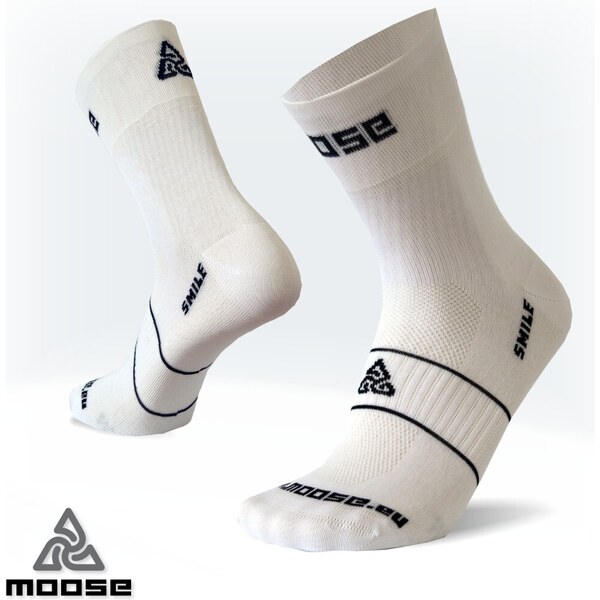 SMILE NEW reflexné ponožky Moose Biela XS 1 pár 43756983