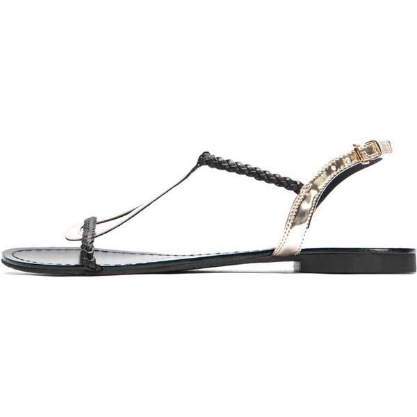 Kazar Remienkové sandále zlatá / čierna 54237745