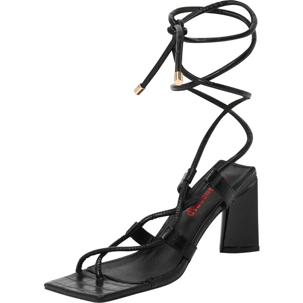 Misspap Remienkové sandále čierna 43862689