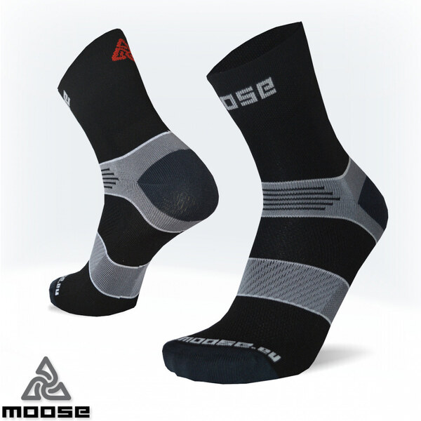ROAD MASTER NEW športové cyklo ponožky Moose Čierna XS 1 pár 47518087
