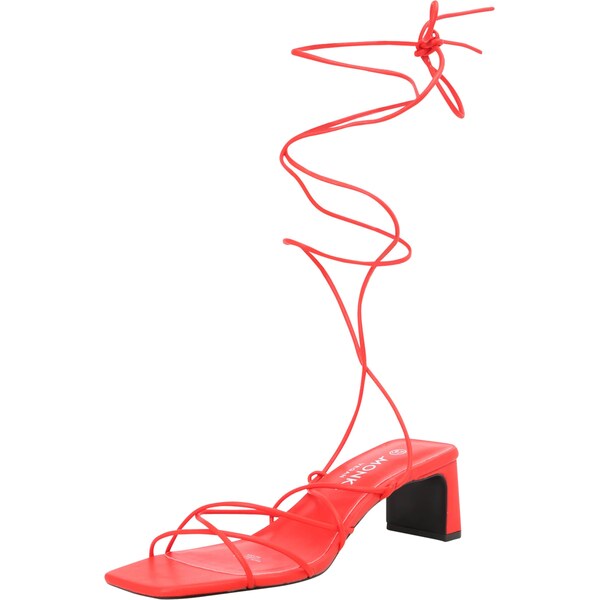 Monki Sandále červená 43910982