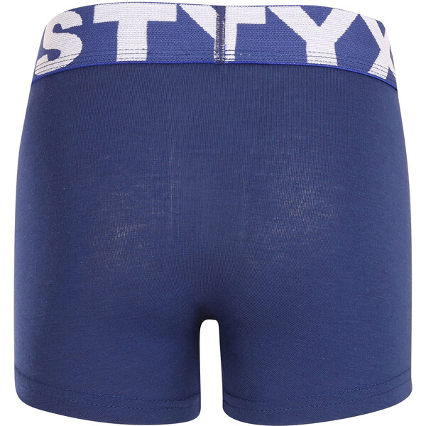 Detské boxerky Styx športová guma tmavo modré (GJ968) 4-5 let 66060677