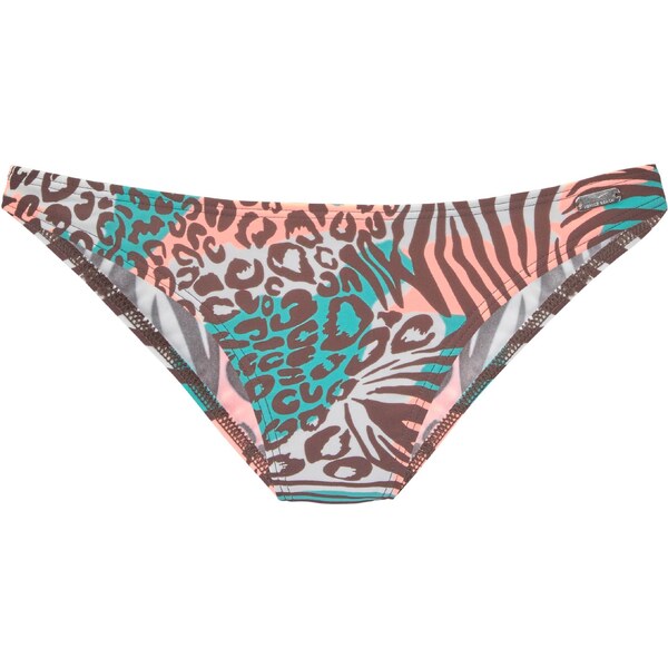 VENICE BEACH Bikinové nohavičky hnedá / zelená / broskyňová / biela 54249594