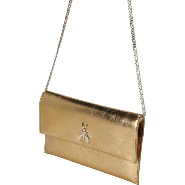 PATRIZIA PEPE Listová kabelka zlatá 66007550