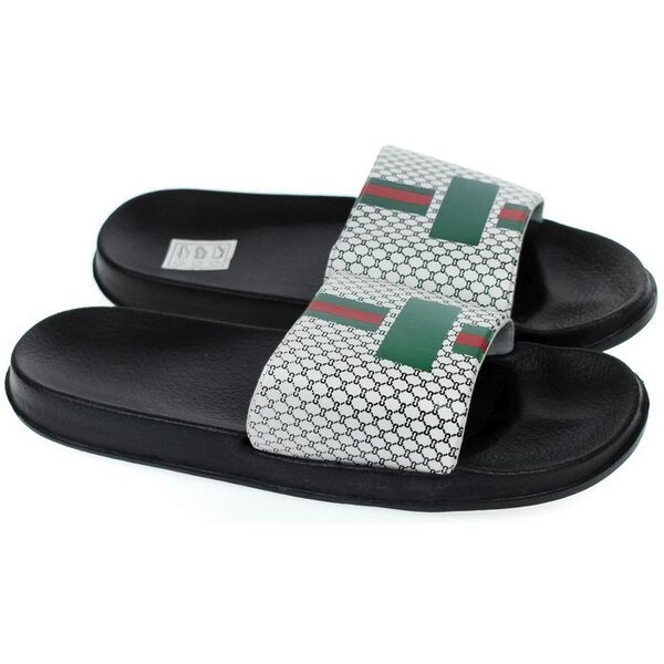 JOHN-C Pánske biele gumené šľapky GUTIMO 41-45 43886814