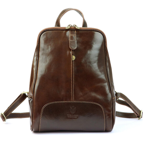 Dámsky kožený batoh Florence hnedý (KZ37384) 10l 62230966