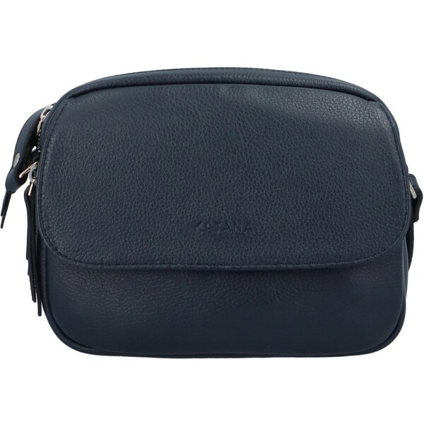 Dámska kožená crossbody kabelka tmavo modrá - Katana Yeiny tmavo modra 43902951