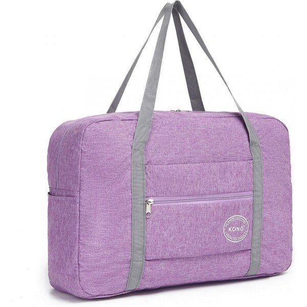 KONO Cestovná taška, skladateľná, odolná voči vode, fialová 46813196