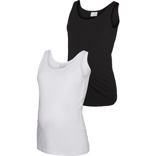 MAMALICIOUS Top Kerrie čierna / biela 44014441