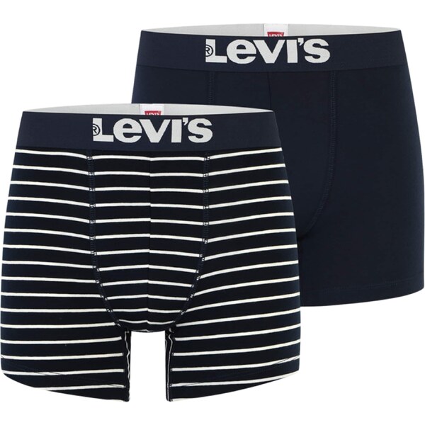 LEVIS Boxerky námornícka modrá / biela 43965876