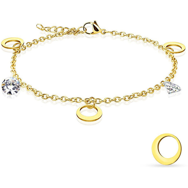 Náramok na nohu z chirurgickej ocele ESTELLA 23704935