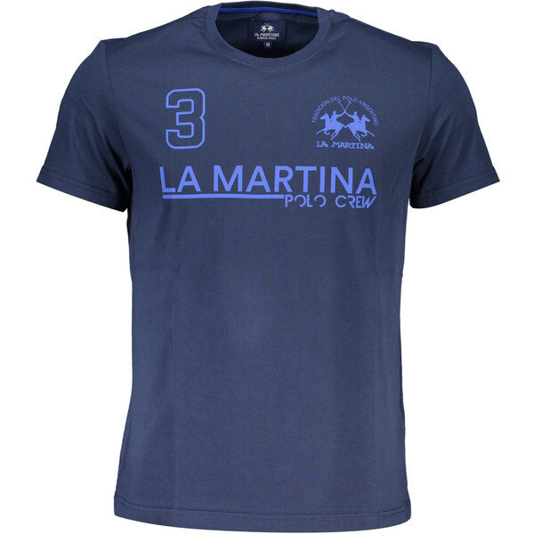 Modré tričko LA MARTINA s krátkym rukávom 64702956