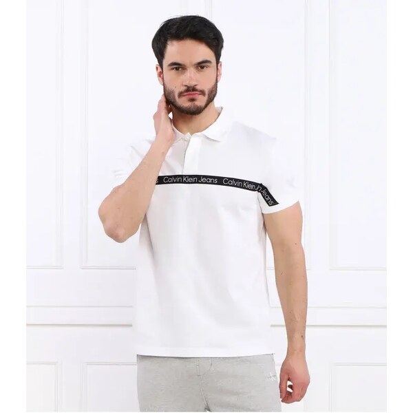 Calvin Klein Jeans Polo tričko LOGO TAPE | Regular Fit 39397241