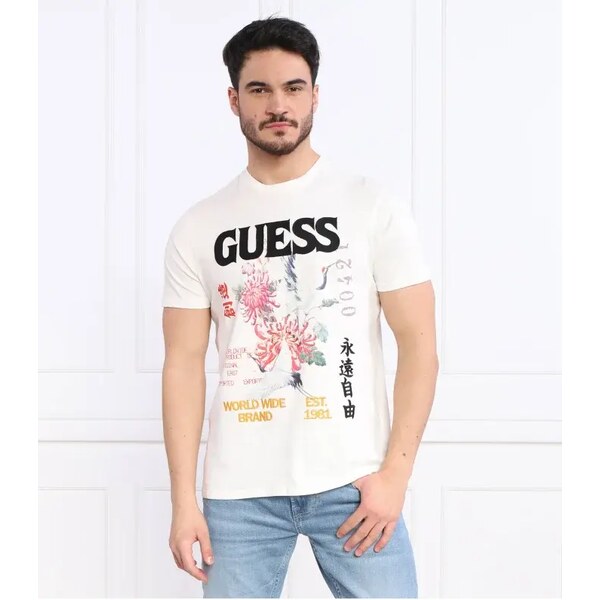 GUESS Tričko TOKYO COLLAGE | Regular Fit 38062407
