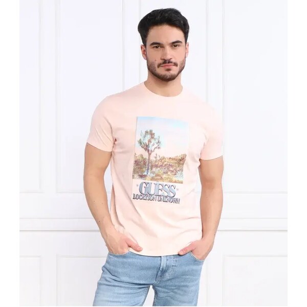 GUESS Tričko DESERT PHOTO | Regular Fit 38062405