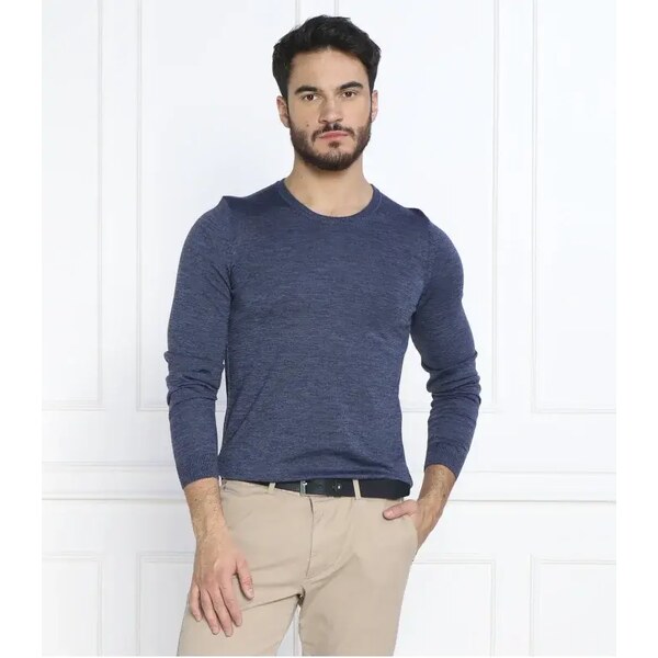 BOSS BLACK vlnený sveter leno-p | slim fit 35879641