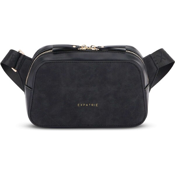 Expatrié Taška cez rameno Fleur čierna 54252060