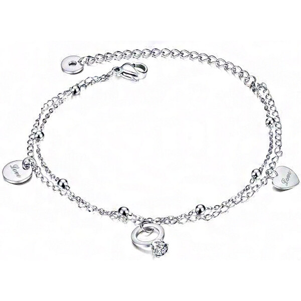 Náramok na nohu z chirurgickej ocele ARIA 44008297