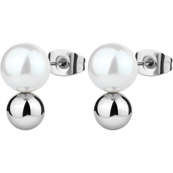 Brosway Slušivé oceľové náušnice s perlami Perfect BPC22 66584538