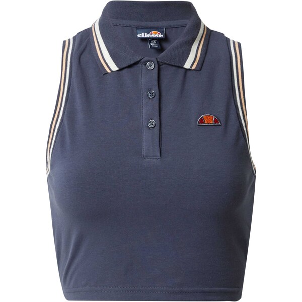 ELLESSE Top tmavomodrá / tmavooranžová / rubínová / prírodná biela 54252740