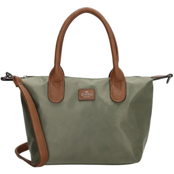 Charm London Zelená nepremokavá kabelka na rameno „Feminity“ 67137765