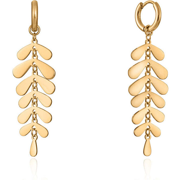 Viceroy Štýlové pozlátené náušnice Kiss 14034E01012 66596269