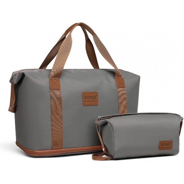 KONO Cestovná taška - rozšíriteľná, vodeodolná s kozmetickou taštičkou 46972681