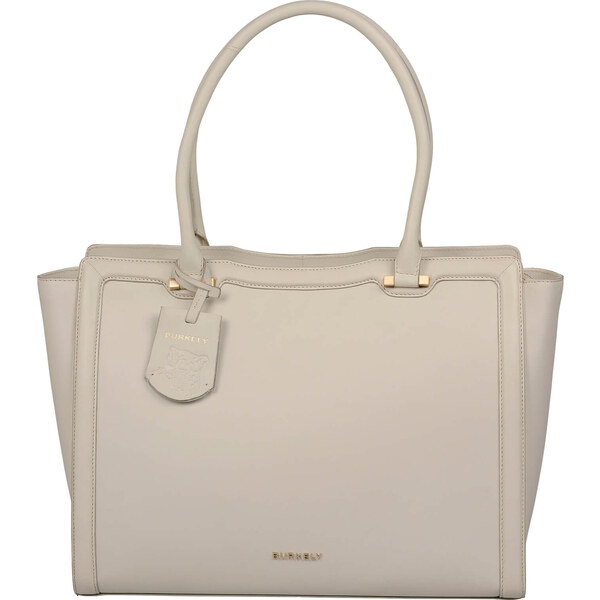Dámska kožená business kabelka Burkely Adél - krémová 44083361