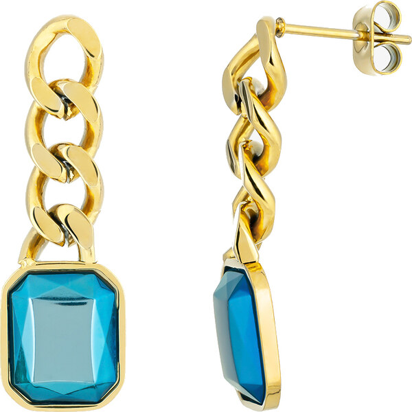 Preciosa Pôvabné pozlátené náušnice Venice s českým krištáľom 7459Y67 66587383