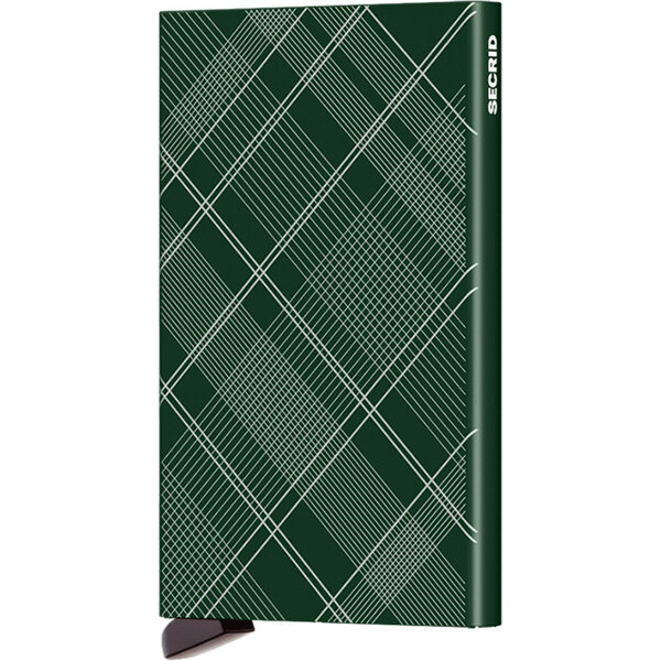 Secrid Cardprotector Laser Tartan Green - Unisex - Doplnok Secrid - 66357302