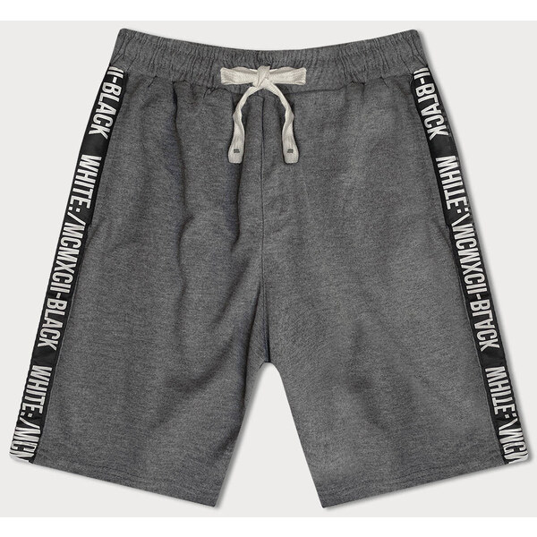 J.STYLE Tmavosivé pánske kraťasy (8K933-5) 44212676