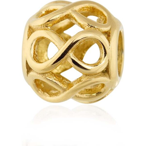 Lindas Jewelry Prívesok Nekonečno GLD chirurgická oceľ IP082 64282352