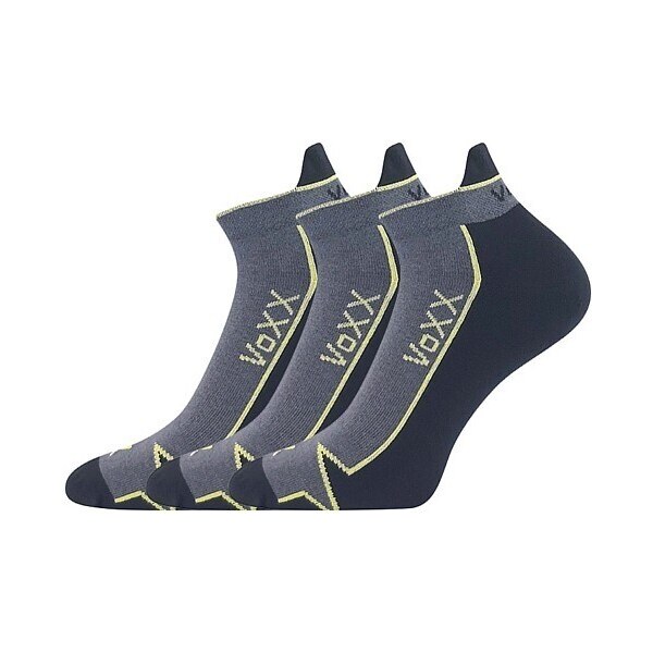 LOCATOR A športové ponožky VoXX Tm. sivá 43-46 3 páry 26459153