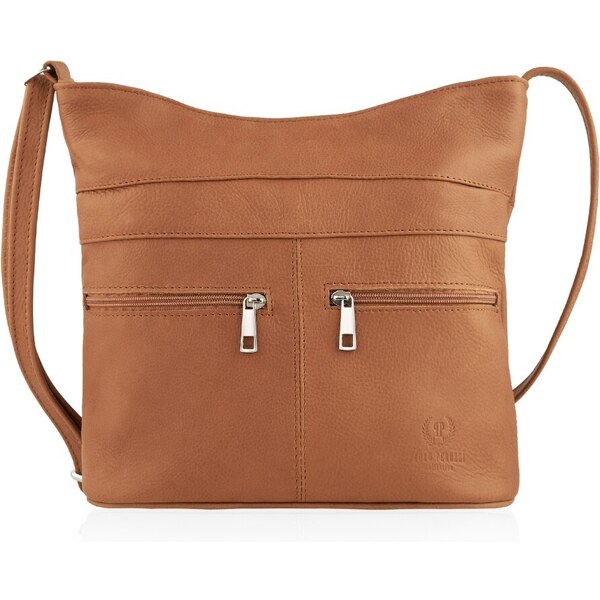 PAOLO PERUZZI Dámska kožená kabelka | koňak Z-53-CG 44178442