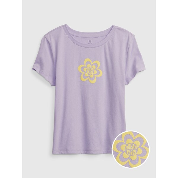 GAP Dievčenské tričko s potiskem 601397-02 66268099