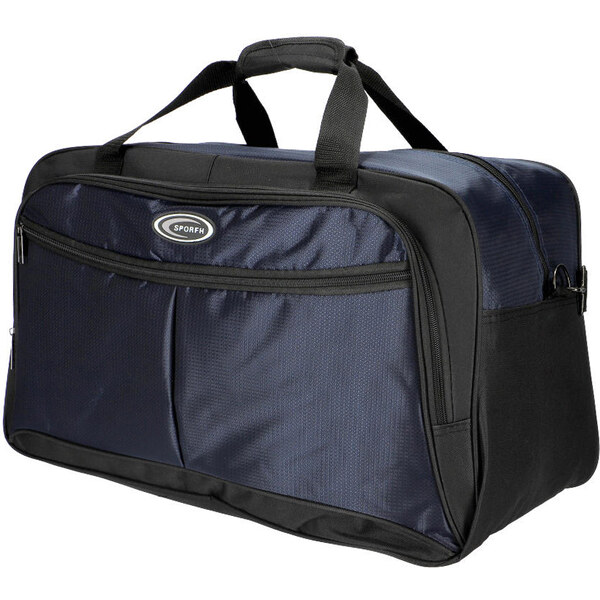 Made in China Tmavo modrá stredne veľká športová taška Unisex 44198725