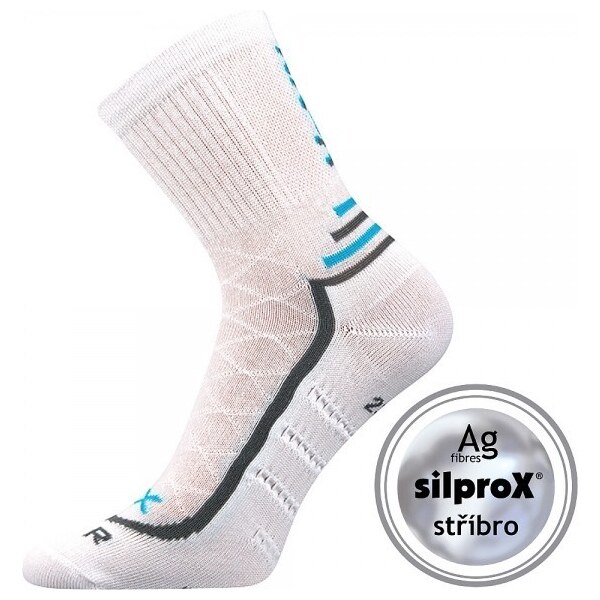 VERTIGO antibakteriálne klasické ponožky so striebrom VoXX Biela 35-38 44199874