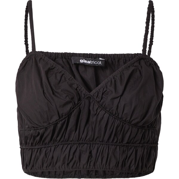 Gina Tricot Top Sanna čierna 54253541
