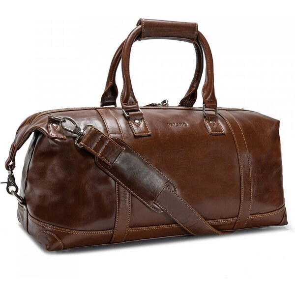 Kožená cestovná taška Valmio Linvo Tan 44264114
