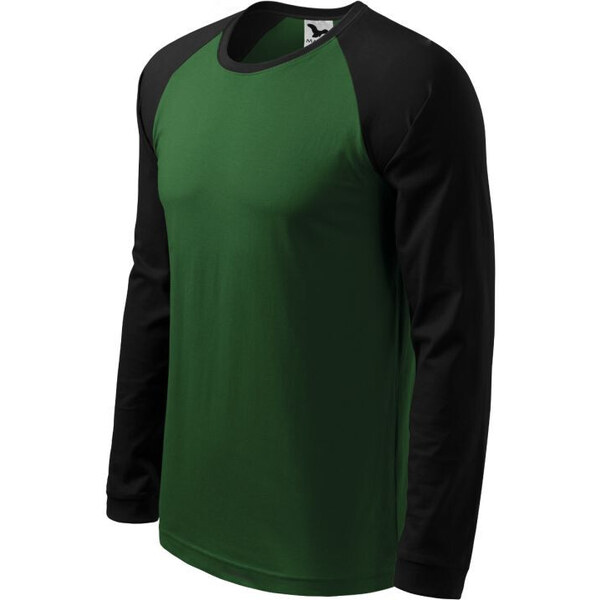 Pánske tričko Street LS M MLI-13006 bottle green - Malfini 44344520