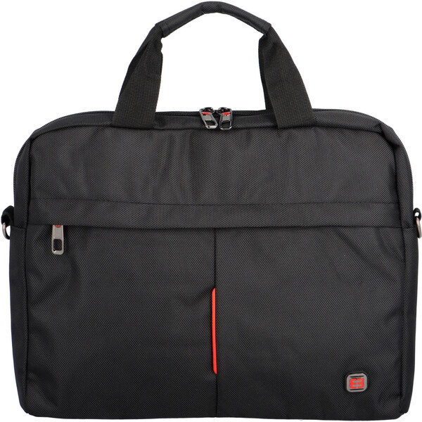 Pánska taška na notebook čierna - Enrico Benetti Tauten čierna 44341595