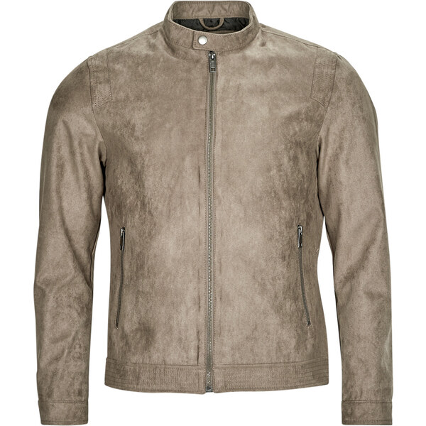 Jack & Jones Kožené bundy JJEROCKY CLEAN JACKET Jack & Jones 62497139