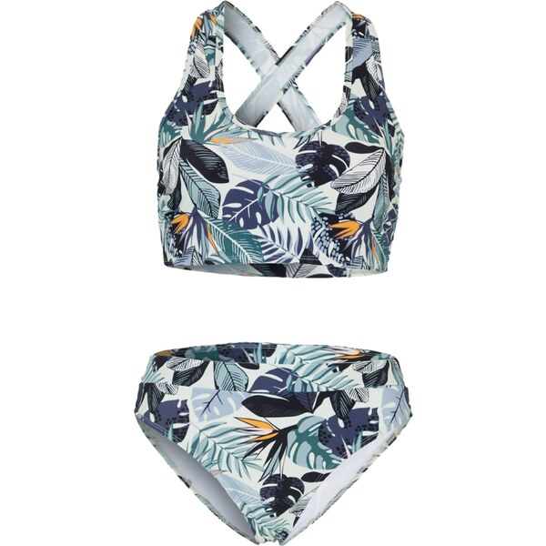 bonprix Bikiny bustier (2-dielne) s prekríženými ramienkami, farba 45237174