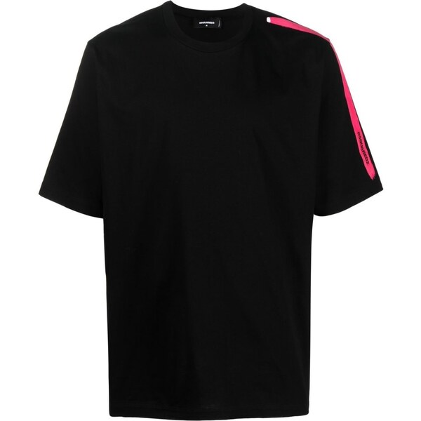 DSQUARED2 Side Logo Black tričko 44350668