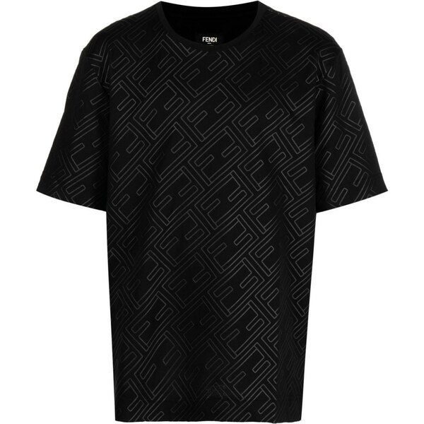FENDI Rubber Black tričko 44350662