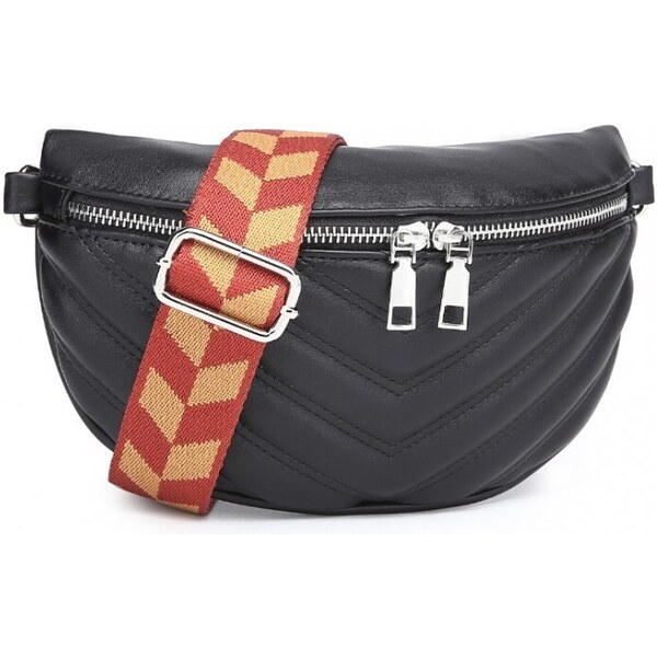 KONO Ladvinka - Miss Lulu s nastaviteľným popruhom, čierna 48629967