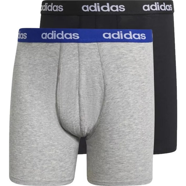 Čierno-sivá sada boxeriek adidas Linear Brief Boxer 2 Pack GN2072 23218179